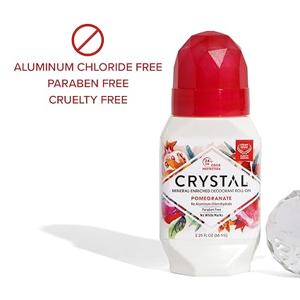 Crystal Deodorant Essence Roll On Pomegranate